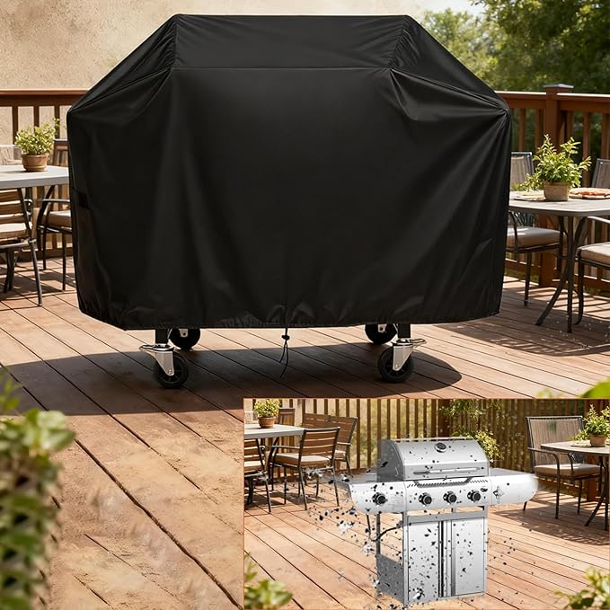 Grill Cover for Electactic 3-Burner Propane Gas Grill, Waterproof Outdoor Covers for Propane Gas BBQ Grill - 22.5" D x 49" W x 43" H