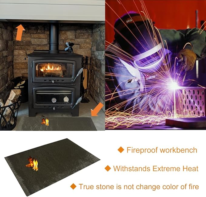 Titanium Adhesive Backed exhaust heat shield 2500 Degrees High Temp Protection Material Thermal Barrier Blanket Mat (24'' X 40'')