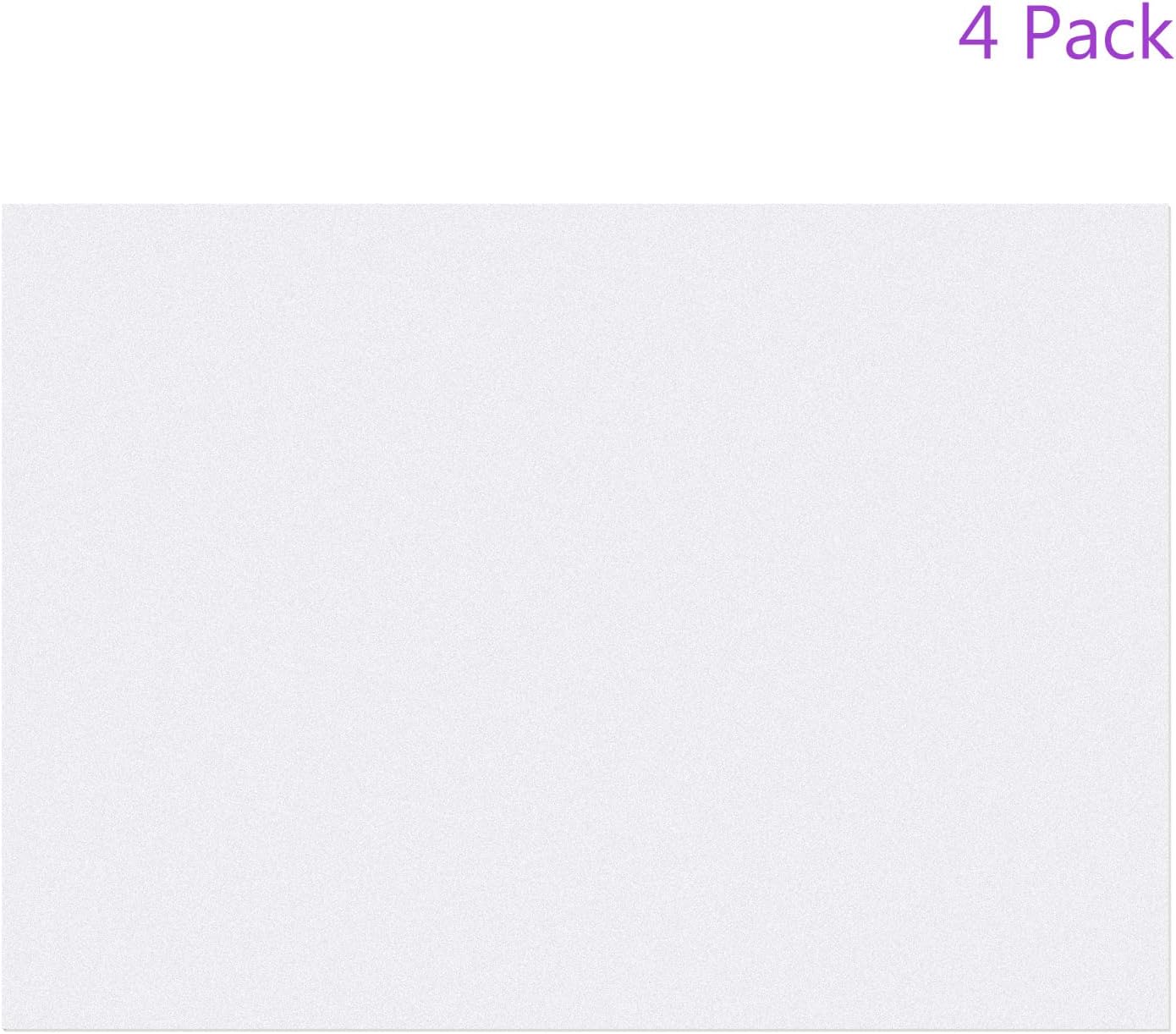 DMiotech 10Pcs Correction Gel Light Filter Overlay Transparent Plastic PVC Sheets Matte Translucent for Photo，Film,Video