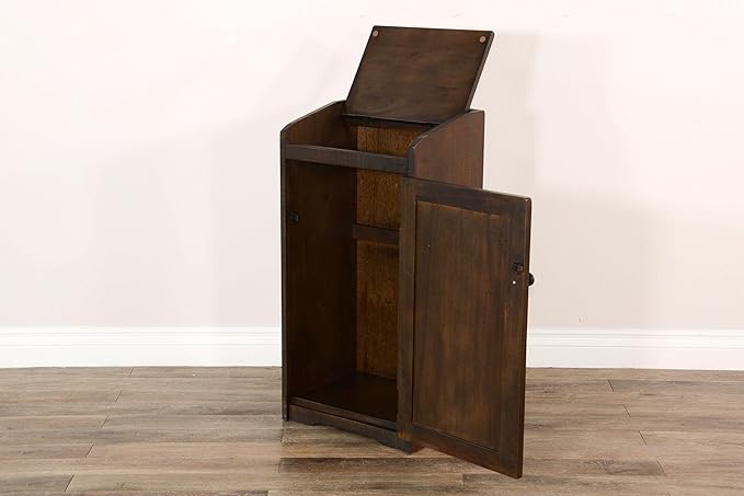 33-inch Homestead Trash Box (Tobacco Leaf Finish)