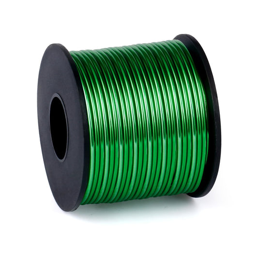Aluminum Craft Wire, 95 Feet 2.0mm/ 14 Gauge Green Bendable Soft Metal Aluminum Wire Roll Bulk for DIY Crafts Sculpting Jewelry Making