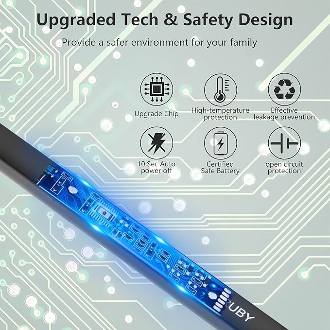 MEIRUBY Lighter Electric Candle Lighter Long Electronic Rechargeable USB Arc Windproof Flameless Lighters for Candle Camping BBQ Birthday Women's Day Gifts for Women Mom Wife Men, Balck