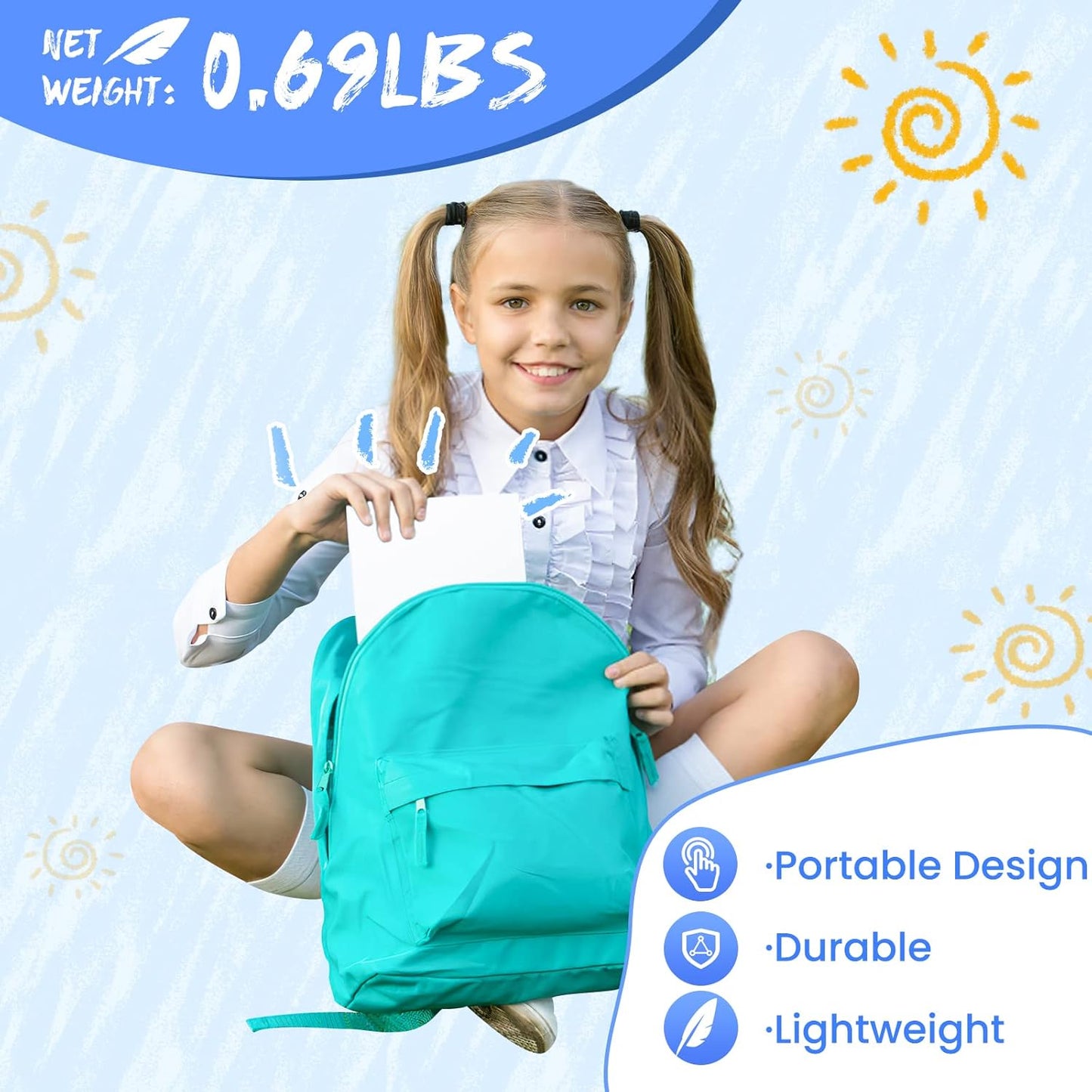 AGM Double Sided Mini Whiteboard, A4 Portable Dry Erase Board with Pen, Desk Whiteboard for Study, Meeting, Draft, Notes, Doodling