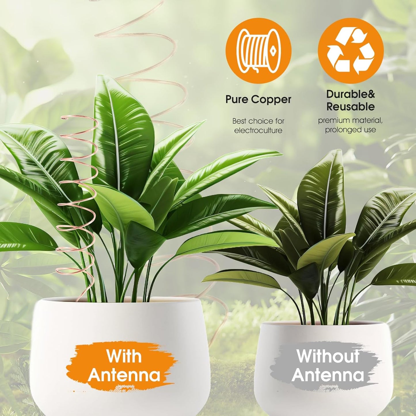 18 Gauge 60 FT 99.9% Pure Soft Copper Wire for Electroculture Gardening, Jewelry Making, Beading, Science Projects (1 PCS)