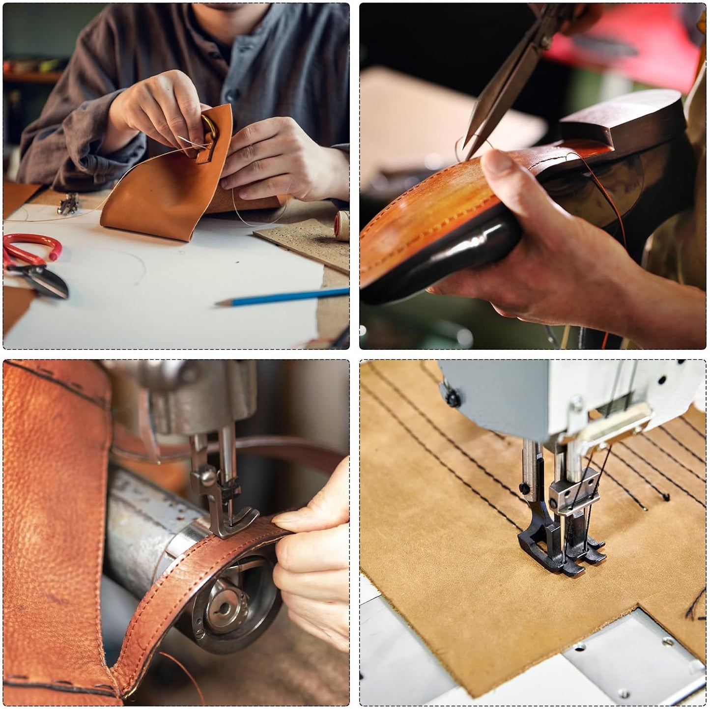 MECCANIXITY Waxed Thread,284 Yard 0.8mm 150D Flat Wax Thread Polyester Waxed String for Leather Sewing Hand Weaving Book Binding Home Decoration, Black