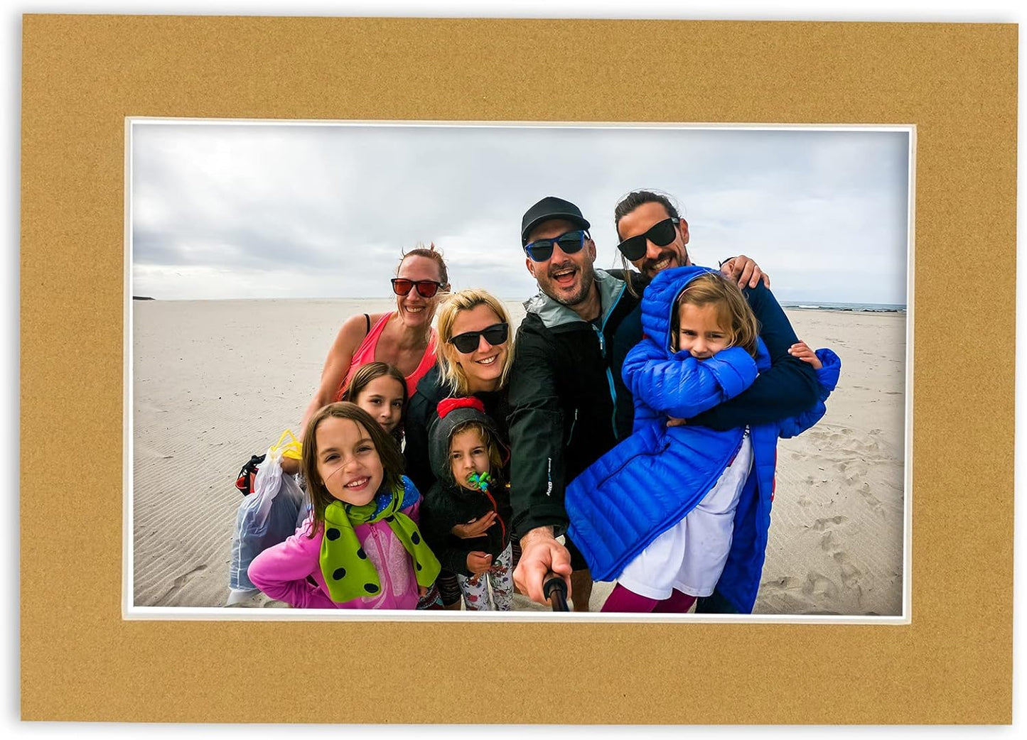 5x7 Mat for 8.5x11 Frame - Precut Mat Board Acid-Free Show Kit with Backing Board, and Clear Bags Rattan Beige 5x7 Photo Matte Made to Fit a 8.5x11 Picture Frame Matboard for Framing, Pack of 10 Mats