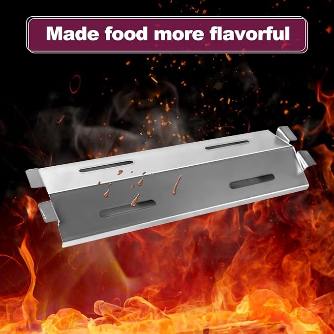 17 1/8" Stainless Steel 93281 Heat Plates and 19" Grill Grate Replacement Parts for Bakers and Chefs Grill Parts GR2039201-BC-00, GD430, ST1017-012939