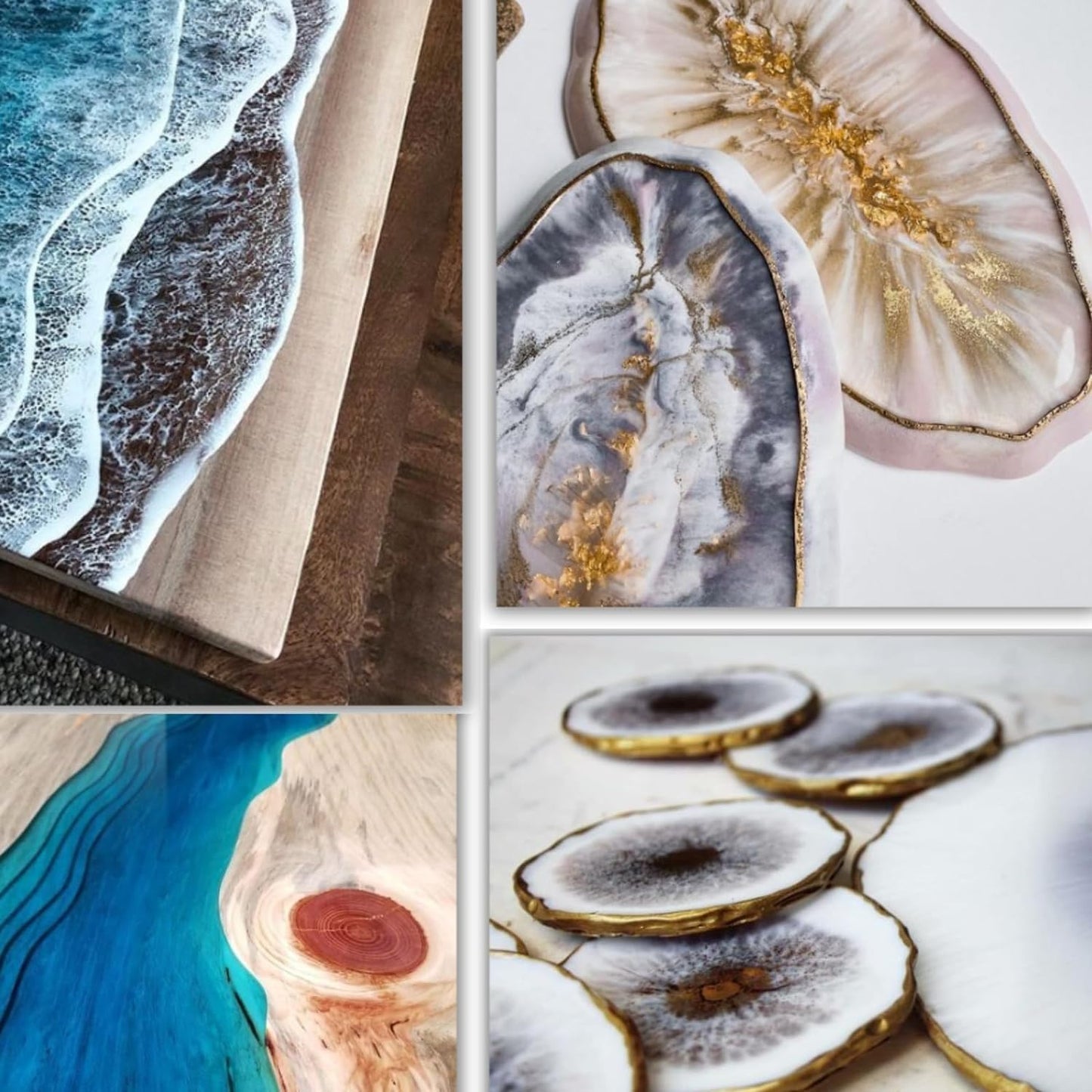 Mica Powder - 100g Mica Powder for Epoxy Resin - Metallic Color Pigment for Resin, Soap, Bath Bombs, Eye Shadow, Nails, DIY Crafting Projects etc. (Violet)