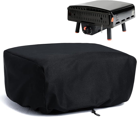 Waterproof Pizza Oven Cover for Blackstone (Leggero) 2238 2379 5967, Tabletop Pizza Oven Accessories, Windproof with Bottom Drawstrings, Fully Covered with Heavy-Duty 600D PVC Fabric (Cover Only)