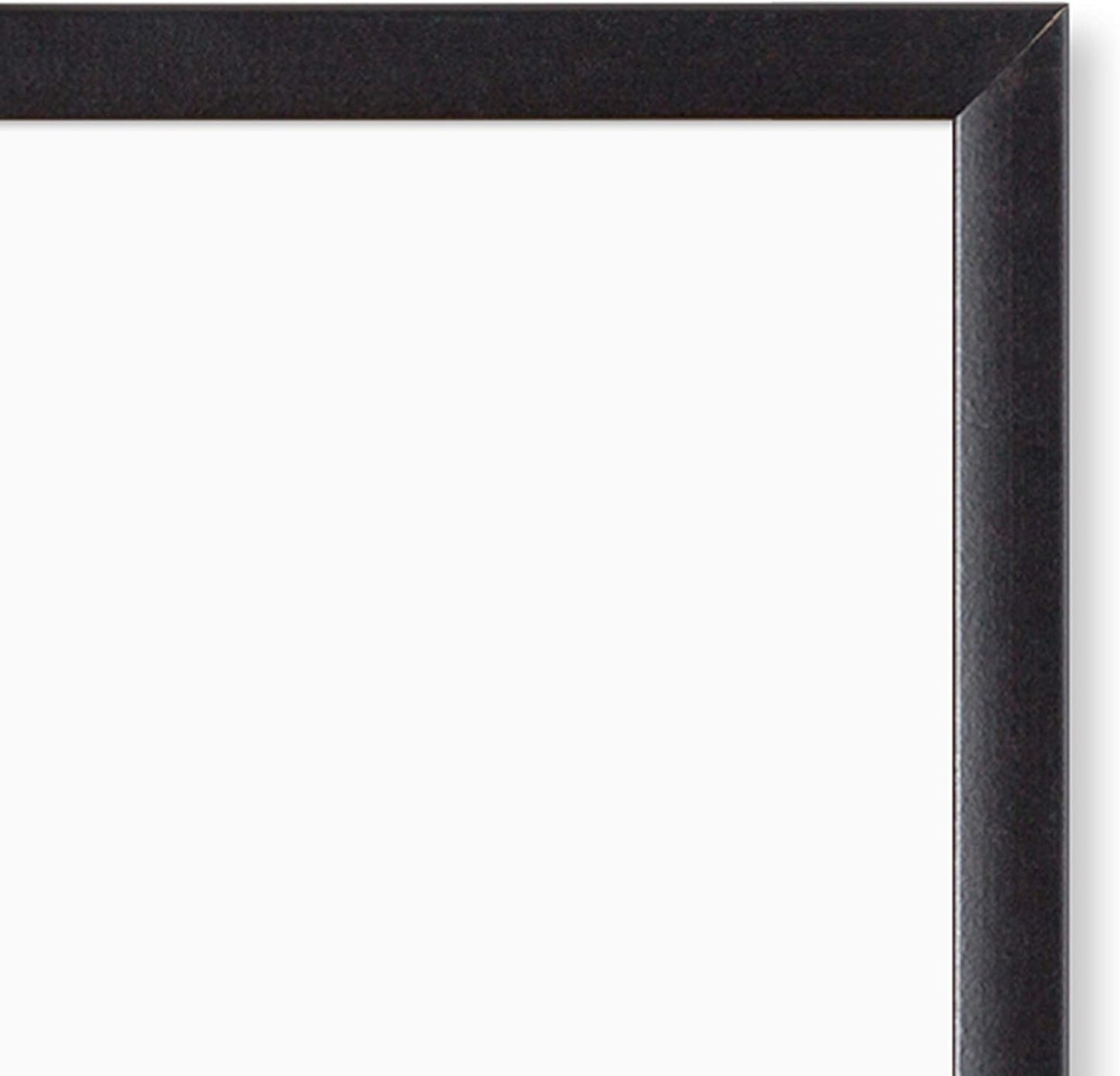 U Brands Magnetic Dry Erase Board White Board, 36" x 36" Inches, Black Wood Frame (2892U00-01)