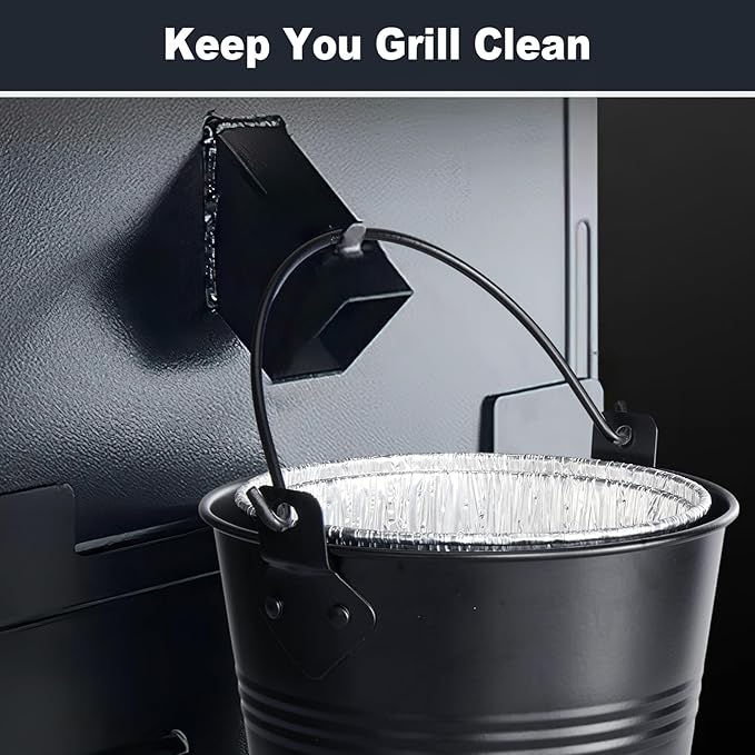 30 Pack BAC407 Grease Bucket Liner for Traeger Grills,Drip Liner Drip Pan for HDW152 Grease Bucket Traeger Pro Series 575/780, 20/22/34, Ironwood 650/885 Grills,Pit Boss Pellet Grill Smoker