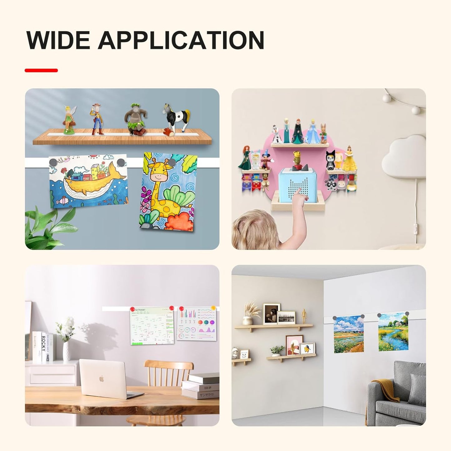 Thaibear Self Adhesive Metal Tape for Magnets (1.4'' Wide x 30 ft Long) Flexible Metal Strips for Magnets, Ferrous Tape for Magnets, Stick Metal Magnetic Tape Strips Roll with Adhesive Backing