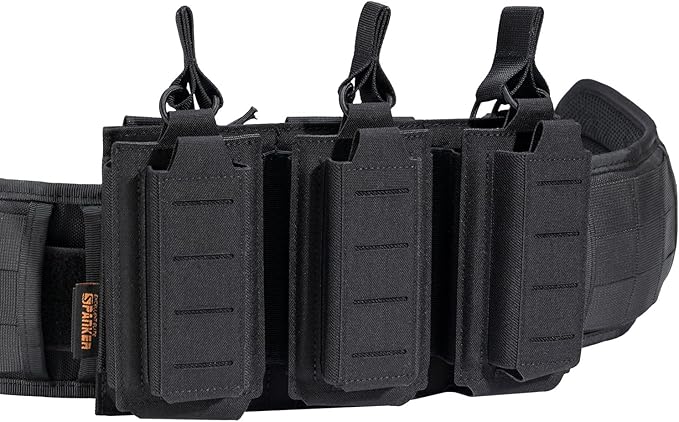 EXCELLENT ELITE SPANKER Tactical Open-Top Single/Double/Triple Molle Mag Pouch for Pistol Mag Pouch Tactical Bag Accessories Holder