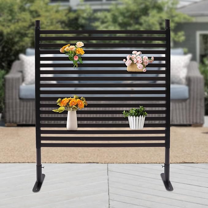 Outdoor Privacy Fence Screen, Tall Divider for Outdoor Garden Backyard Patio Decorative, Privacy Screen Fence Panels