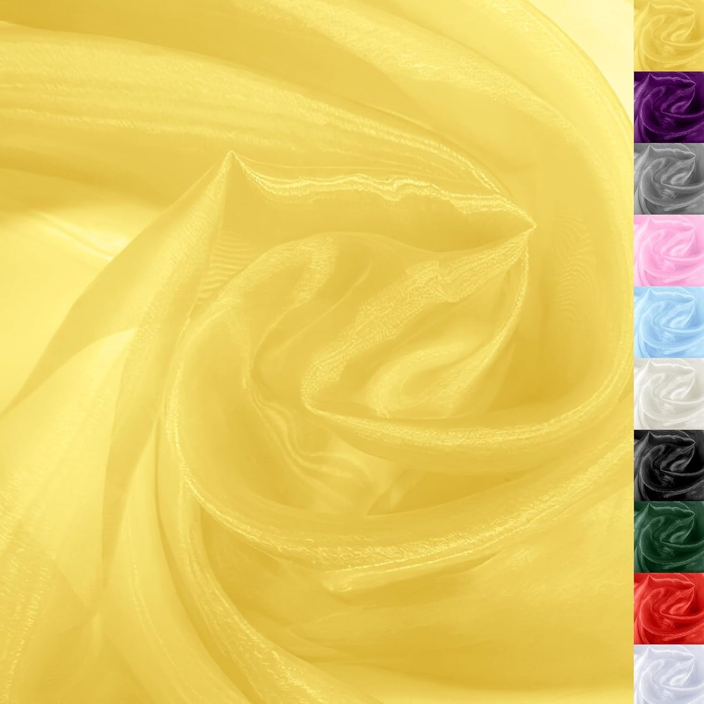 Antique Gold Crystal Organza Fabric – 16" x 5 Yards Lightweight Sheer Tulle for Bows, Tutus, Table Runners, Gift Wrapping, Crafts & DIY Sewing (Folded Package)