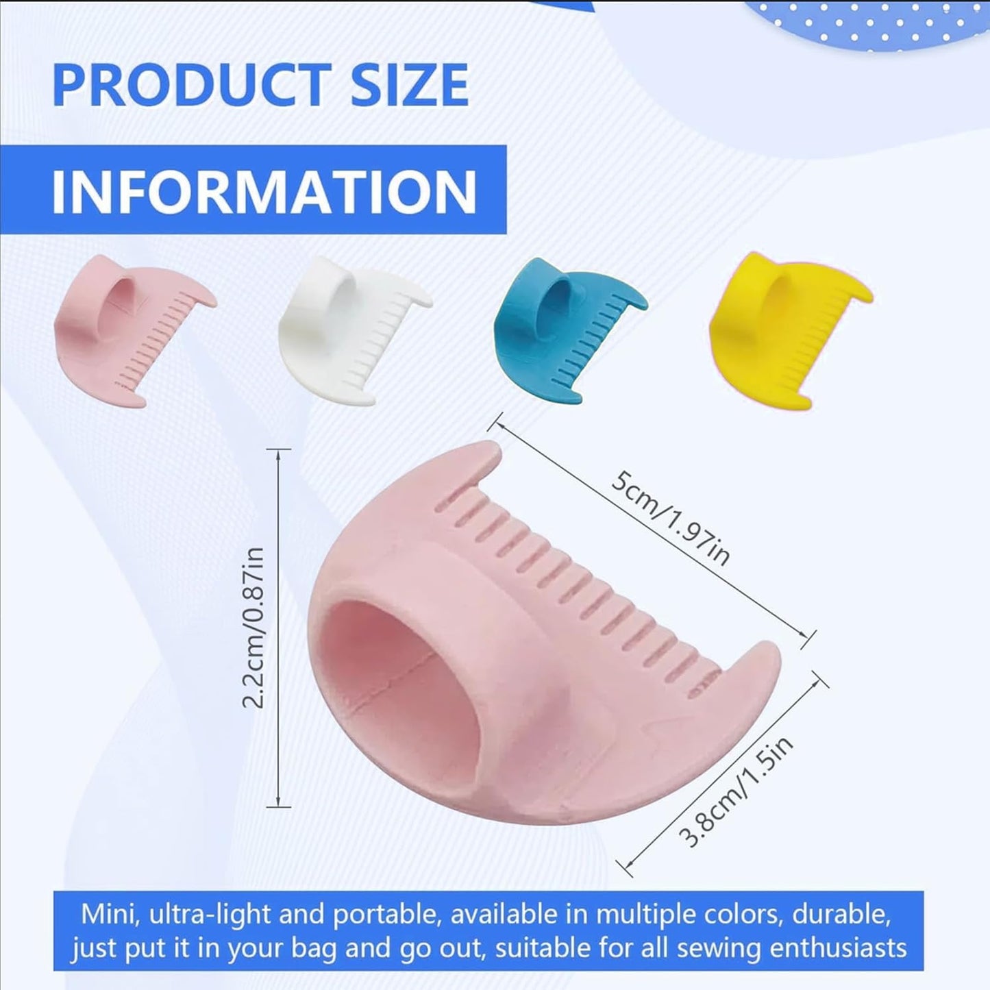 2mm-6mm Seam Guide for Hand Sewing Edge Lockranding Tool 5 PCS Set for Leather/Fabric/Craft Sew, Green