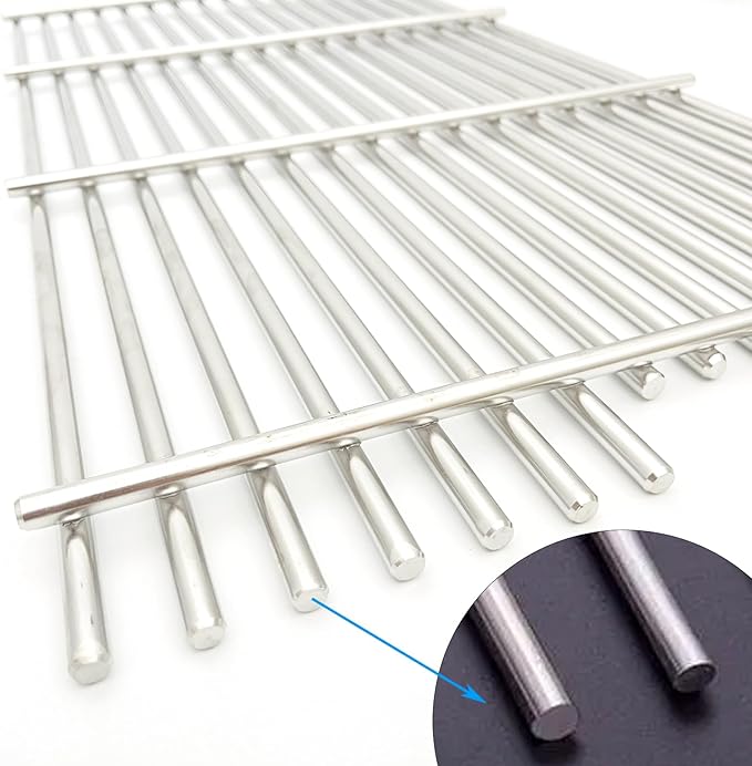 S921 Stainless Steel Grid grates Replacement for Viking VGBQ 30 in T Series, VGBQ 41 in T Series, VGBQ 53 in T Series Viking Grill Grate VGBQ300T,VGBQ0302T Gas Grill 23-1/4"