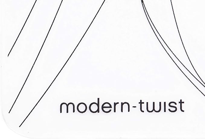 modern-twist 14 x 16 Silicone Placemat, BPA, PVC-Free Table Mat, Dishwasher Safe, Pebbles Print in Black, Pack of 1