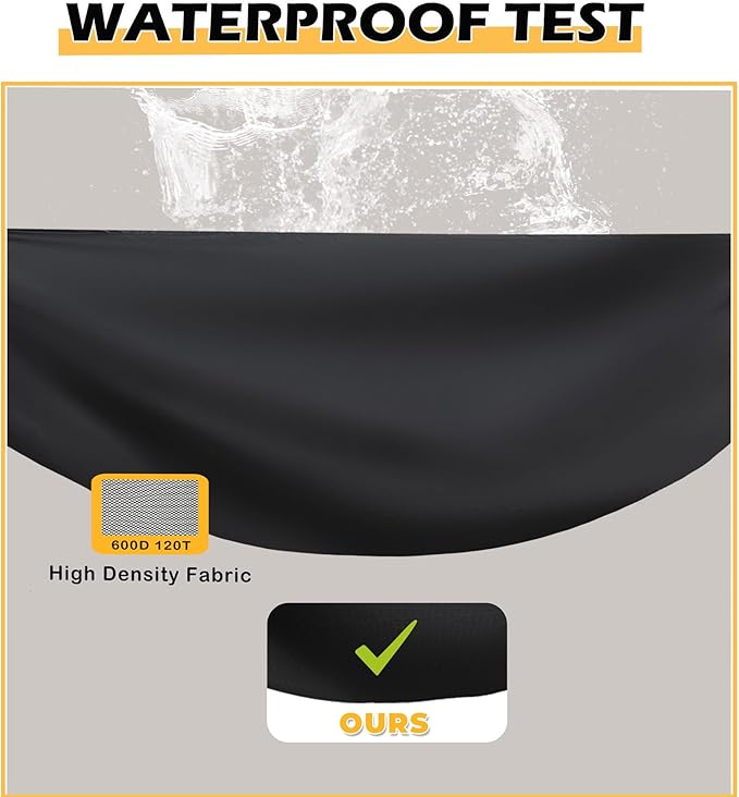 Pellet Grill Cover for ASMOKE AS350 Portable Smoker, Heavy-Duty 600D Pellet Smoker Cover for ASMOKE Portable Pellet Grill