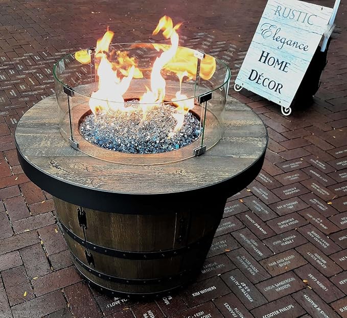 Celestial 23" x 8" Round Wind Guard, fits Celestial 19” Round Fire Pit Burner Pans