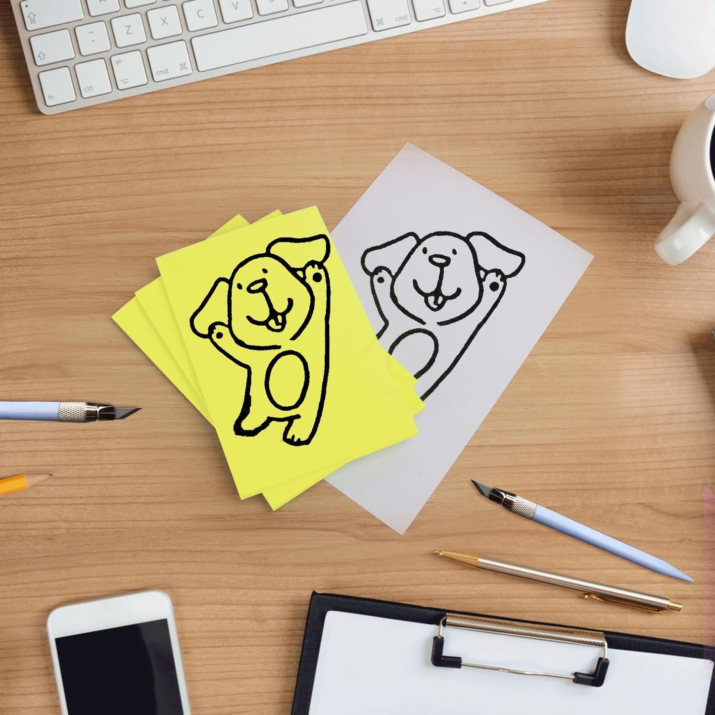 KUKLIPJIM 25 Pcs 4""x6"" Rubber Carving Blocks, Linoleum Blocks, Stamp Carving Blocks for Printmaking, Linocut Artists, Crafts and More,(Yellow)