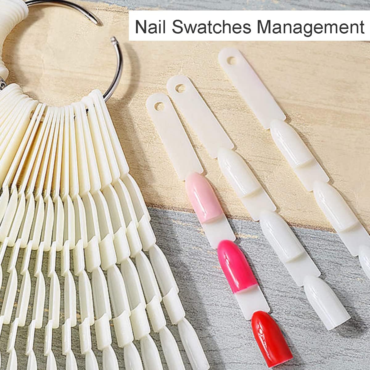 CooBigo 50 Pack Binder Ring, Metal Book Ring Paper Ring Holder 1-1/2-Inch Loose Leaf Binder Ring Clip for Index Card, Flash Card Ring, DMC Embroidery Floss Organizer, Keychain Key Ring - Silver