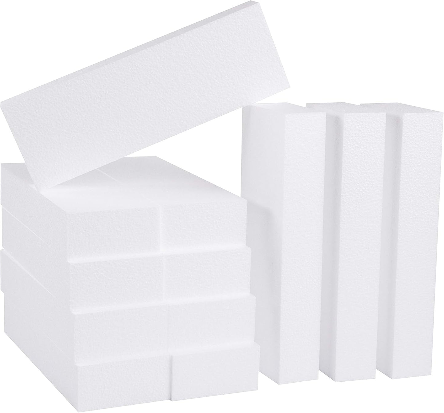 Silverlake 4x12x2 Craft Foam for Styrofoam Block Projects (12-Pack)
