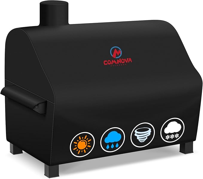Grill Cover for Oklahoma Joe's Rambler Tabletop Charcoal Grill - 600D Premium BBQ Cover Waterproof & Heavy Duty for Oklahoma Joe's Ramble Portable Grill, 25" L x 19" W x 17.5" H