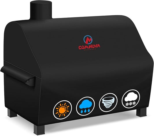Grill Cover for Oklahoma Joe's Rambler Tabletop Charcoal Grill - 600D Premium BBQ Cover Waterproof & Heavy Duty for Oklahoma Joe's Ramble Portable Grill, 25" L x 19" W x 17.5" H
