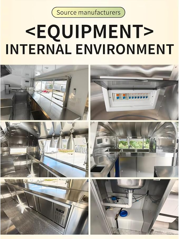 BBQ Food Trucks Pizza Food Trailers Shop Cart Truck Food Trailer for Sale Commercial Vending