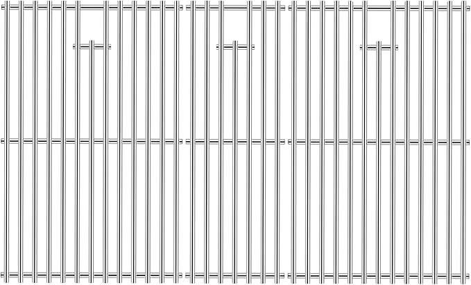 Cooking Grates for Nexgrill 720-0882A Evolution Infrared Plus 5-Burner, Solid Rod Stainless Steel Grill Grates Replacement for Nexgrill 5 Burner 720-0882A, 3 Pack