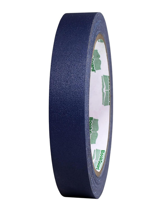 BookGuard 0.75 inch Premium Bookbinding Repair Cloth Tape, 15 Yard Roll, Navy Blue