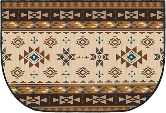 Demissle Cabin Fireplace Hearth Rug Fireplace Mats Cabin Southwestern Fireproof Rug Fire Resistant Mat for Wood Stove Floor for Kitchen Indoor Outdoor(24 x 36 Inch,Cute)