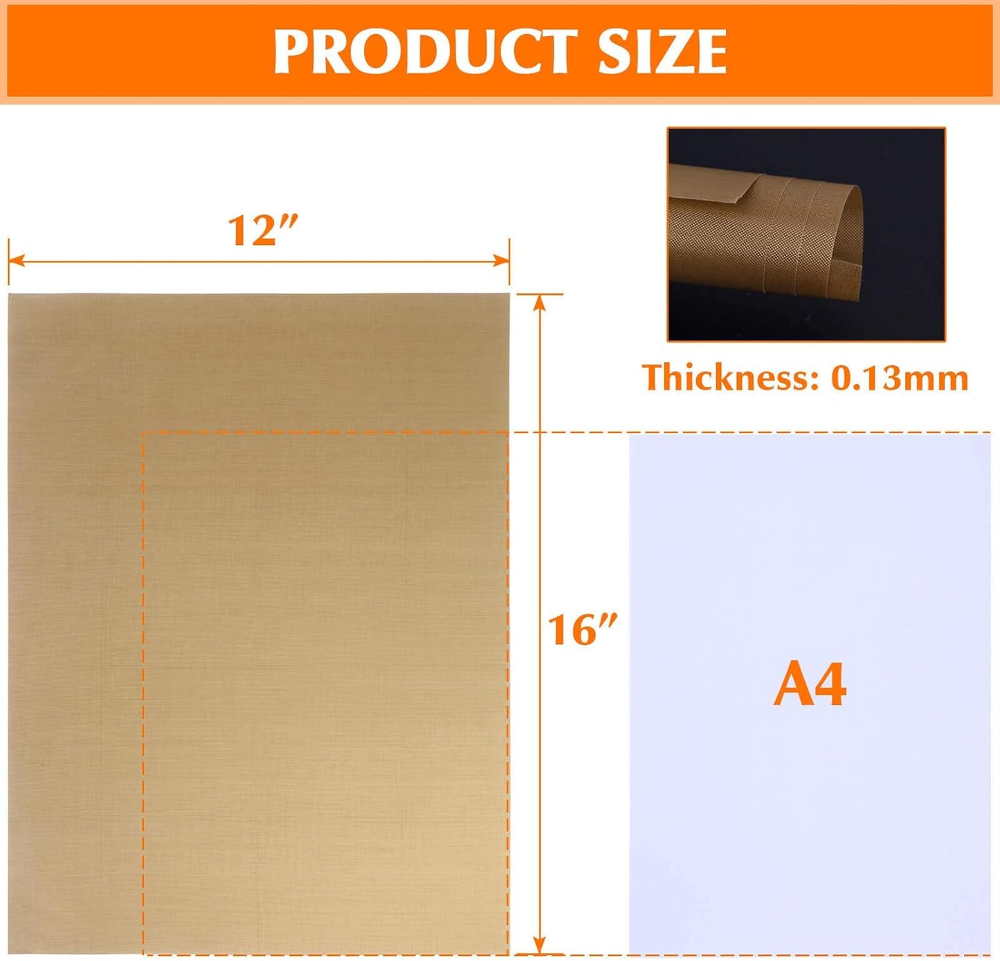 Teflon Sheet for Heat Press, 15 Pack Selizo Heat Transfer Cover Paper Heat Resistant Transfer Protector Sheets for Cricut Iron HTV Vinyl, Sublimation, Baking and Craft