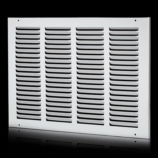 16x10 Return Air Grille(Duct Opening Size),Air Return Vent Cover,Flat Vent Cover,Rejillas De Aire Acondicionado Para Casa,Return Air Grilles,Outer Dimensions:17.75"Wx11.75"H(16"W x 10"H, Duct Opening)