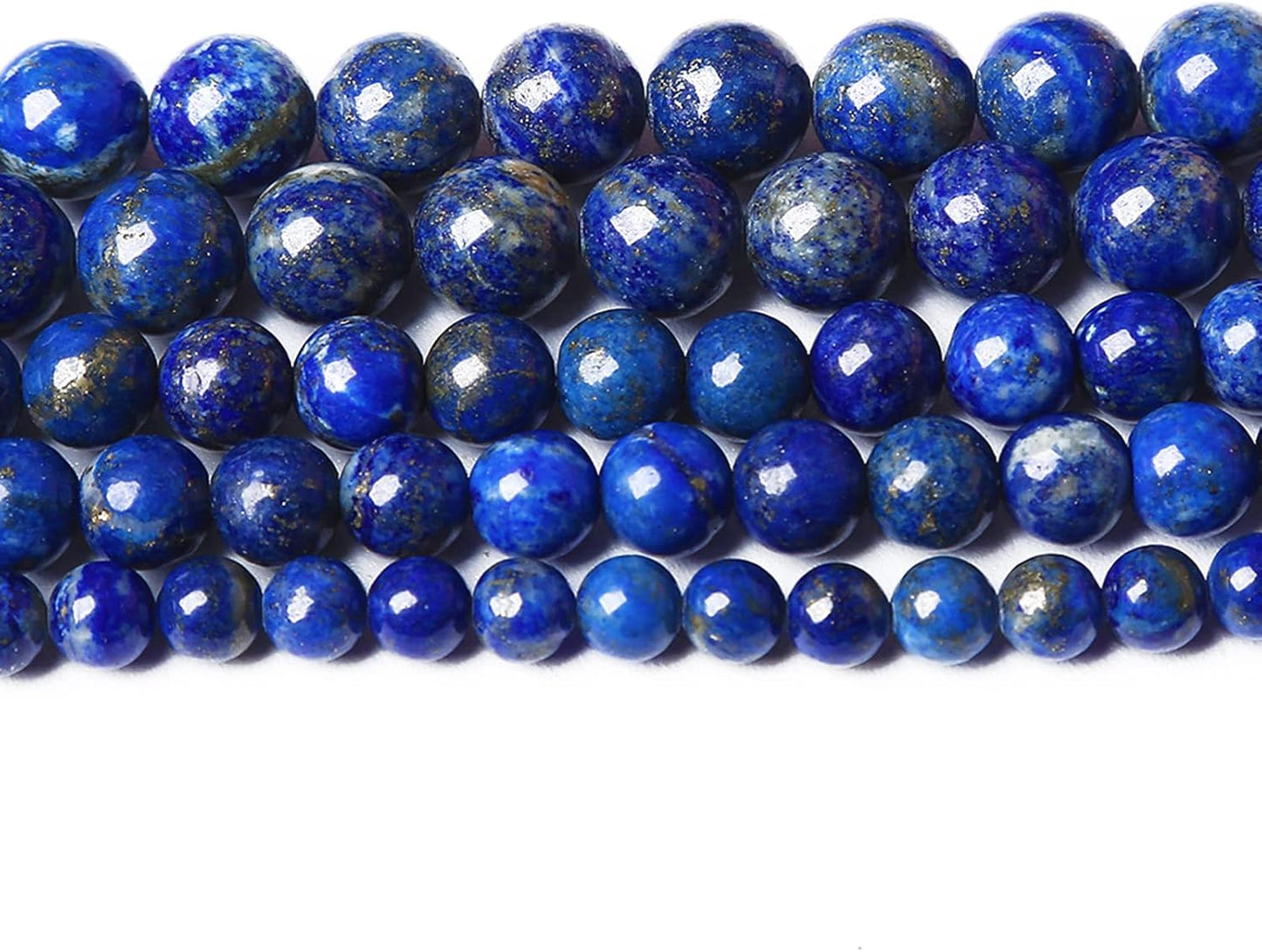 AAA+ Natural Lapis Lazuli Gemstone Beads 6mm 60PCS Round Loose Stone Beads for Jewelry Making DIY Bracelets Necklace Earrings