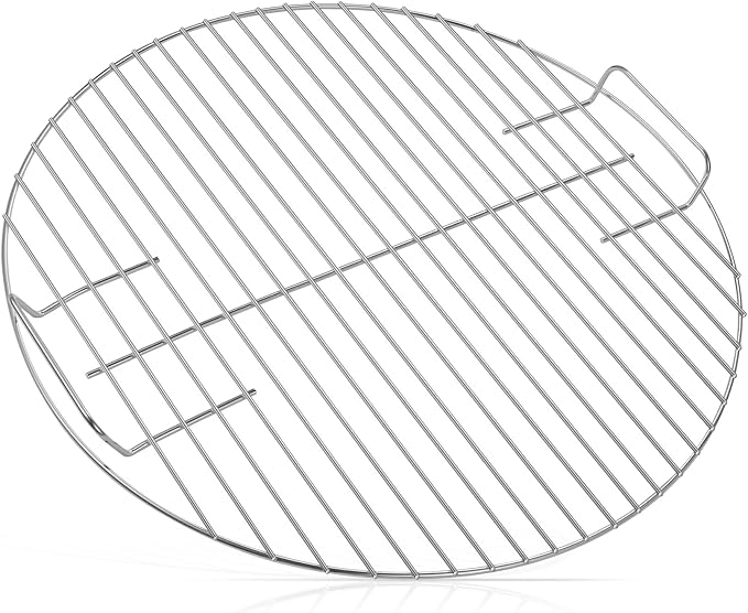 Replacement Cooking Grate, Fits 22 inch Weber Charcoal Grills (22" Original Kettle and Original Kettle Premium, Master-Touch, Bar-B-Kettle, Performer), Silver