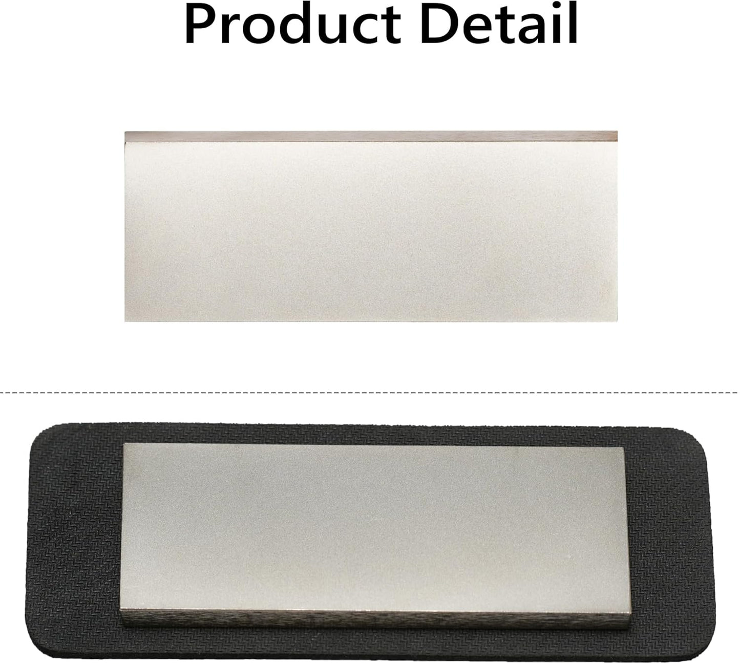 Diamond Sharpening Stone 600 Grit - Knife Sharpener Whetstone for Knives, Tools & Hunting Blades with Non-slip mat (6 x 2Inch)