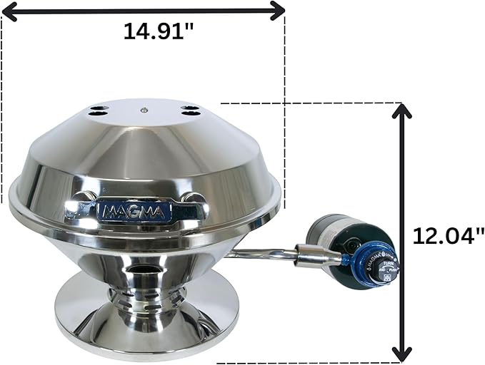 Magma C10-105-A Avocado Beach Fire Gas Grill | Portable Gas BBQ | Compact Propane Grill | Stylish Outdoor Cooker