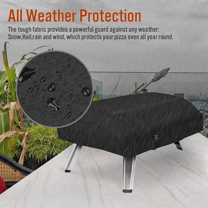 iCOVER Carry Cover for Ooni Koda 16 inch Pizza Oven, Heavy Duty Portable 16 Gas Pizzas Maker Covers Waterproof Outdoor Ovens Accessories