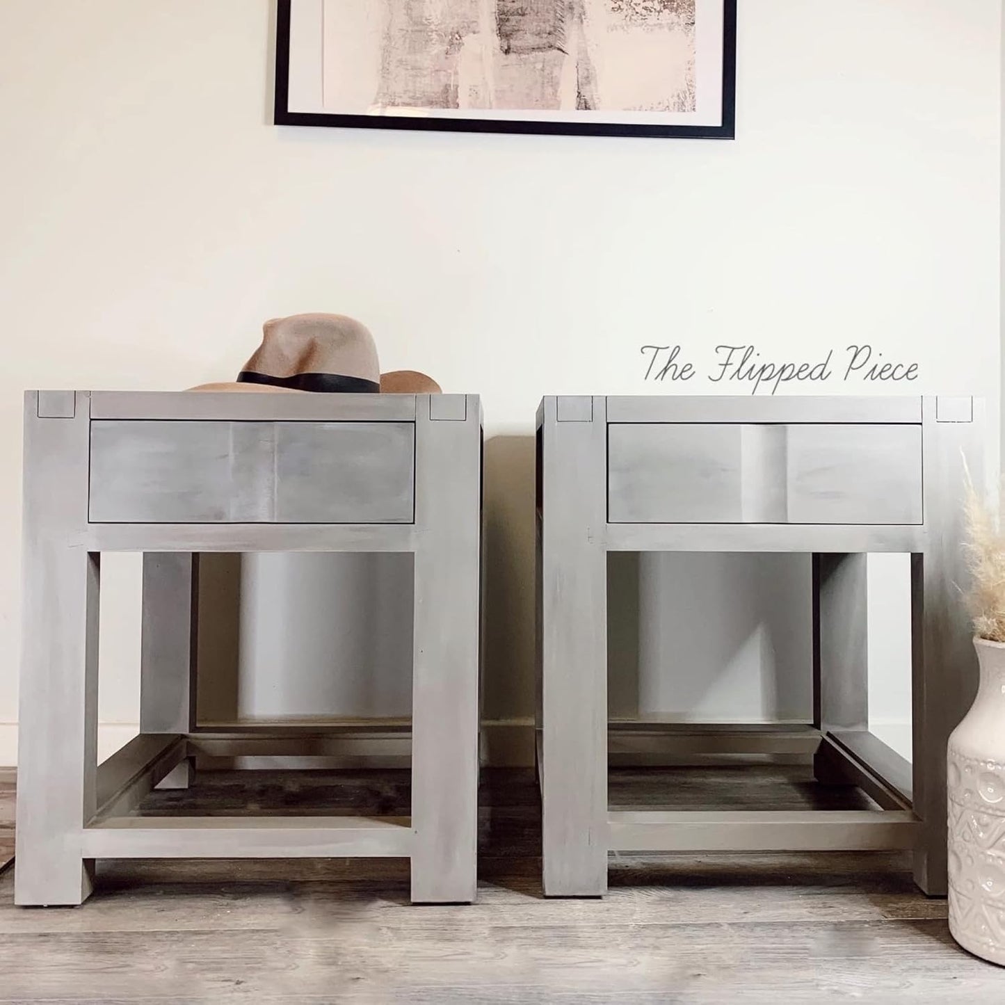 Dixie Belle Paint Company Chalk Finish Furniture Paint - French Linen (4oz) - Matte Light Taupe Chic Chalk Mineral DIY Furniture Paint