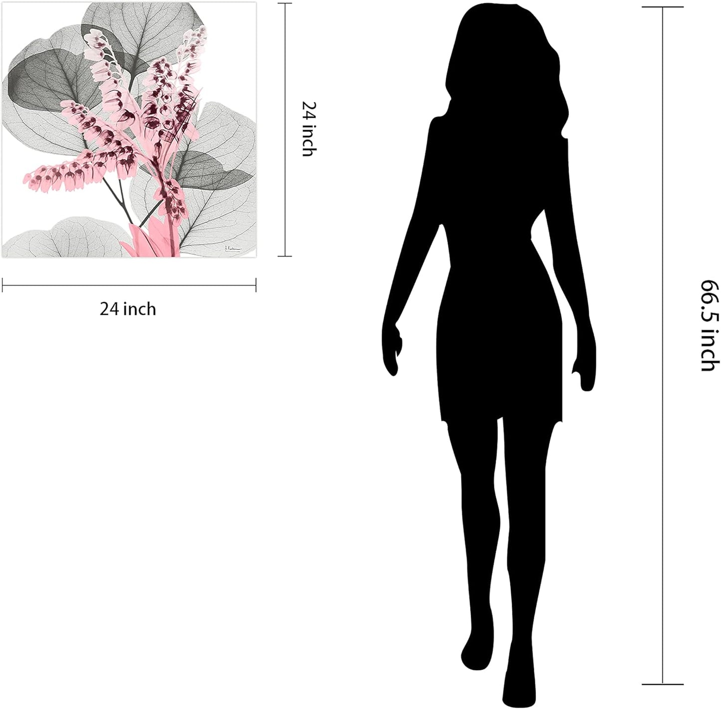 Empire Art Direct Frameless Free Floating Tempered Glass Panel Graphic Wall Art Ready to Hang, 24" x 24", Eucalyptus Bush 1