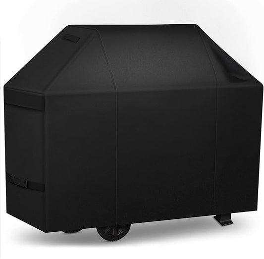 iCOVER Grill Cover 58 inch, BBQ Grill Cover for Outdoor Grill, 600D Heavy Duty Waterproof BBQ Cover, Anti-UV and Rip-Proof Barbecue Cover, Gas Grill Cover for Weber, Char-Broil, Nexgrill, etc