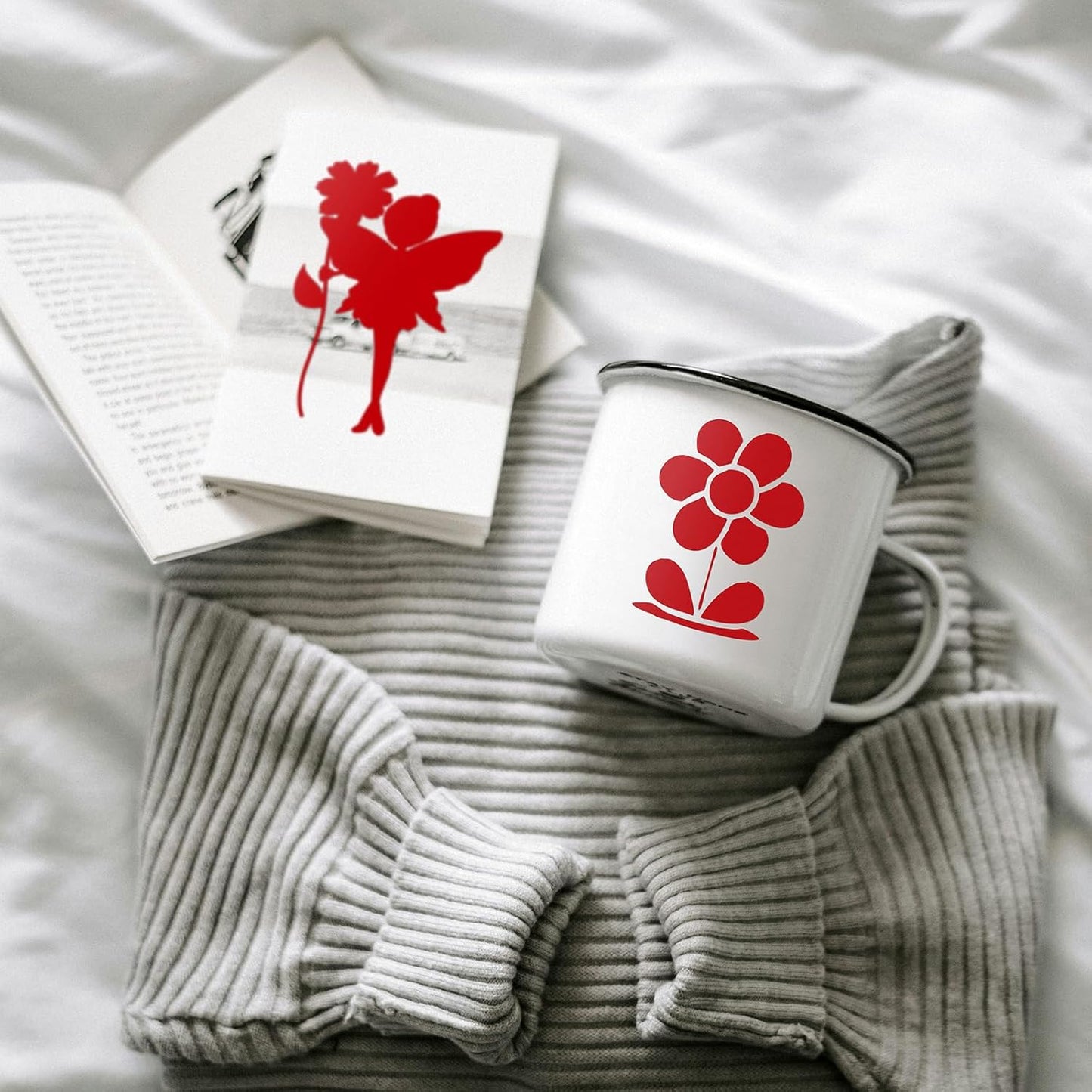 Ant Smart Adhesive Permanent Vinyl Compatible with Cricut Explore and Maker Series Without Cutting Mats, Create DIY Projects, Decals, Stickers & More (Red, 13inch x 15ft)