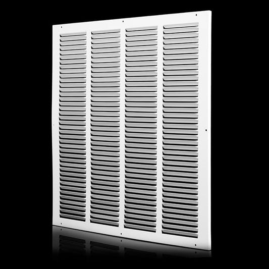 20x20 Return Air Grille (Duct Opening Size), Air Return Vent Cover, AC Vent Cover, Cold Air Return Vent Cover, Flat Return Air Grilles, Outer Dimensions:21.75"W x 21.75"H (20"W x 20"H, Duct Opening)