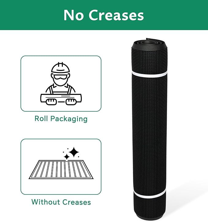 jxgzyy Heavy Duty Door Mat Outside Entrance, 2'8'' x 3'3'' Non-Slip Rubber Welcome Mat, Dirt Trapping Waterproof Front Door Rug, Anti-Fatigue Floor Mat for Entryway, Outdoor Indoor Use, Black