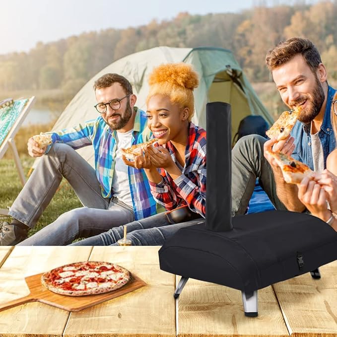 Carry Cover for Ooni Karu 16 inch Pizza Oven, iCOVER Heavy Duty Portable Outdoor Pizzas Maker Covers 16 Multi-Fuel Waterproof Backyard Ovens Accessories