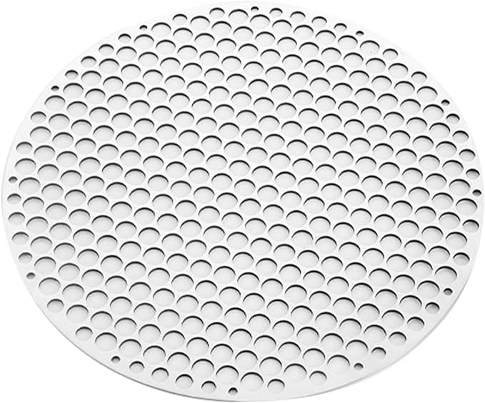 Round Grill Grate, 9.5 Inch Stainless Steel Grill Grate, Heat-Resistant Heavy Duty Cooking Rack for Garden Camping Picnic Hiking Outdoor