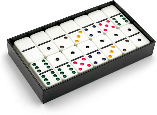 CHH 2322 Double 6 Jumbo Dominoes with Color Dot, 8.25-inch Length