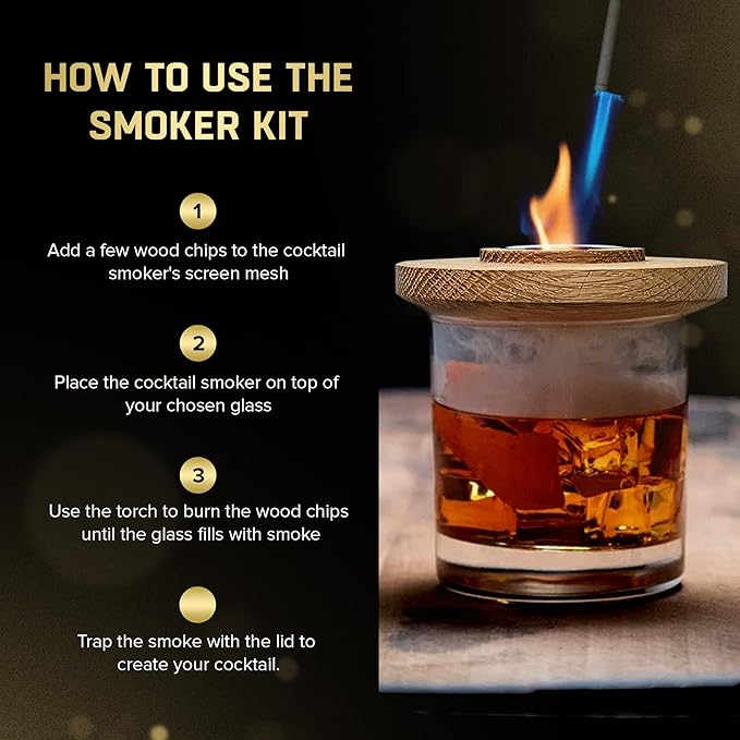 Sentinel Signature Cocktail Smoker Kit (No Butane)